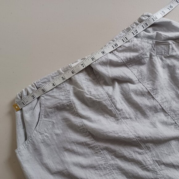 Drawstring-hem Parachute Maxi Skirt - Picture 11 of 16